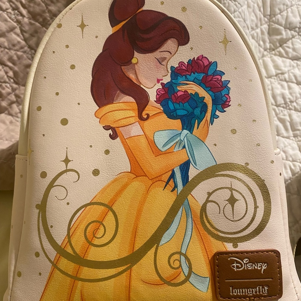 Loungefly Cream and Brown Backpack